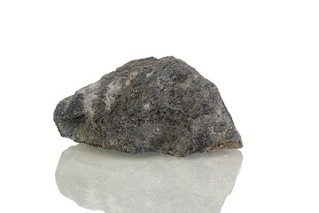 macro mineral stone Serpentine on a white background