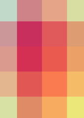 Abstract color Low-Polygones Generative Art background illustration