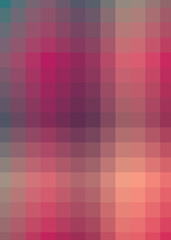 Abstract color Low-Polygones Generative Art background illustration
