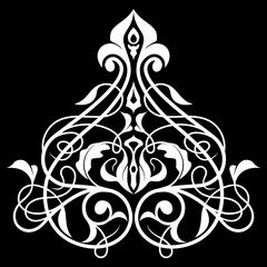 Decorative element eastern pattern.