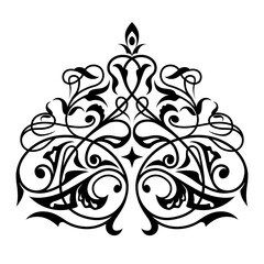 Decorative element eastern pattern.
