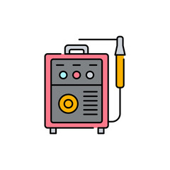 Welding machine olor line icon. Pictogram for web page, mobile app, promo.