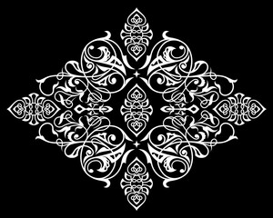Decorative element eastern pattern.