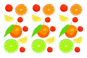 pattern citrus assorted lemon grapefruit orange