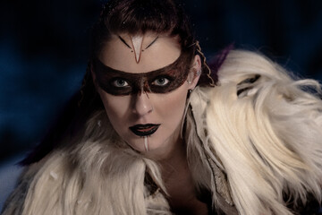 portrait of a viking girl