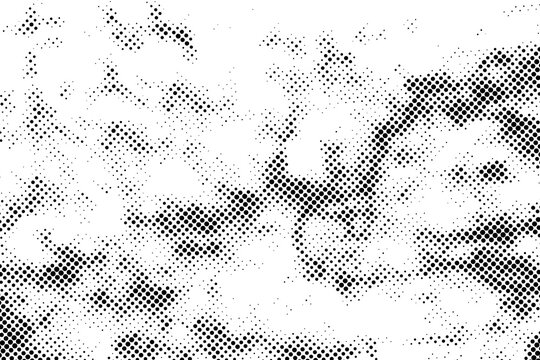Vector grunge halftone dots texture abstract background.