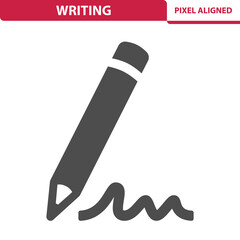 Writing, Pencil Icon