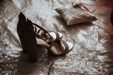 wedding shoes from the bride