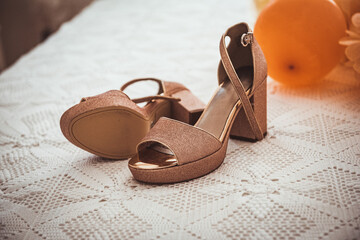 wedding shoes from the bride
