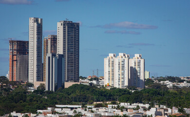 Fototapeta na wymiar Vista parcial, Cidade de Uberlândia Minas Gerais, Brasil