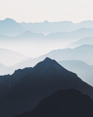 Obraz premium Layers im Karwendelgebirge