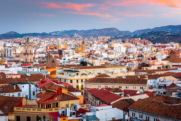Malaga, Spain Cityscape View