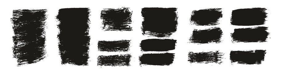 Flat Paint Brush Thick Short Background High Detail Abstract Vector Background Extra Set 