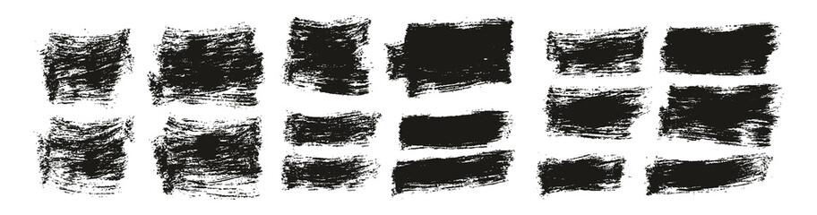 Flat Paint Brush Thick Short Background High Detail Abstract Vector Background Extra Set 