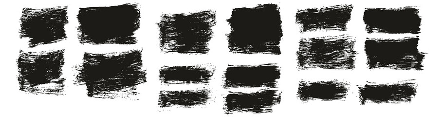 Flat Paint Brush Thick Short Background High Detail Abstract Vector Background Extra Set 