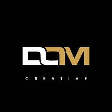 DOM Letter Initial Logo Design Template Vector Illustration