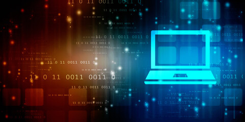 Digital Abstract technology background,2d illustration