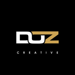 DOZ Letter Initial Logo Design Template Vector Illustration