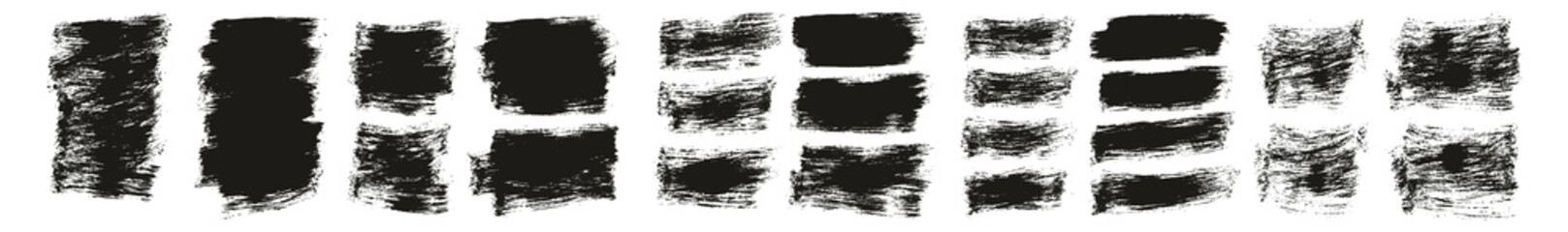 Flat Paint Brush Thick Short Background High Detail Abstract Vector Background Mega Set 