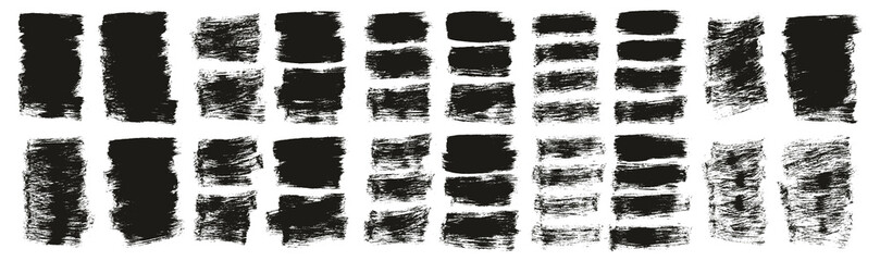 Flat Paint Brush Thick Short Background High Detail Abstract Vector Background Ultra Set 