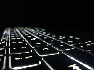 illuminated keyboard