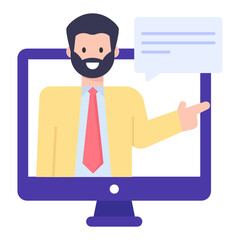 
An online lecture flat character download

