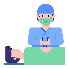 A perfect concept icon of doctor clinic