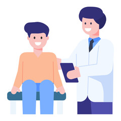 A perfect concept icon of doctor clinic