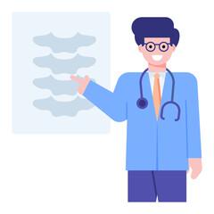 A perfect concept icon of doctor clinic