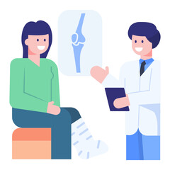 A perfect concept icon of doctor clinic