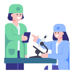 A perfect concept icon of doctor clinic