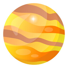  A creative design icon of jupiter planet    © SmashingStocks