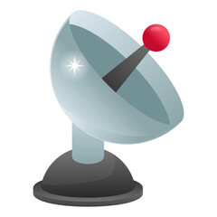 
A premium download vector of parabolic antenna 

