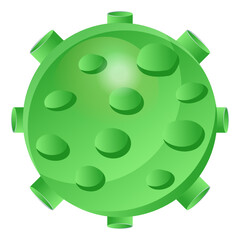 
Modern style icon of space object 

