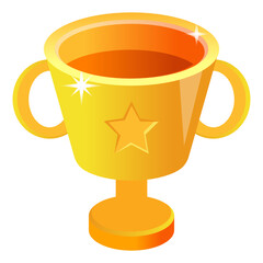 
Sports achievement icon, premium download vector of trophy cup 

