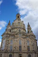 The "Frauenkirche" in the old town of Dresden