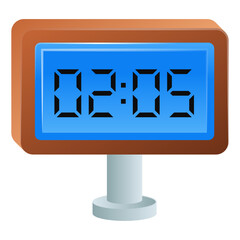 
A modern style icon of scoreboard, game scoring display 

