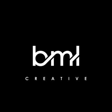 BML Letter Initial Logo Design Template Vector Illustration
