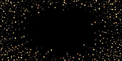 Sparse gold confetti luxury sparkling confetti. Sc