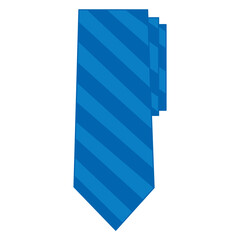Fototapeta premium vector, isolated, mens blue tie
