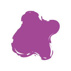 brush purple stain