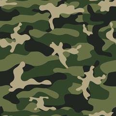 Fototapeta premium camouflage seamless pattern, trendy print background. Military texture. Ornament