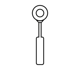 Pizza cutter icon