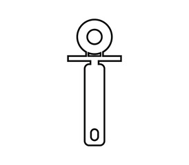 Pizza cutter icon