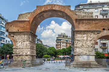 Arch of Galerius, Thessaloniki, Greece - obrazy, fototapety, plakaty