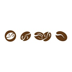 Coffee Beans  Template vector icon
