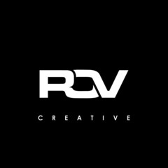 ROV Letter Initial Logo Design Template Vector Illustration