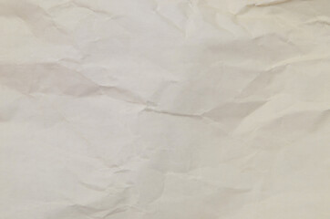Wrinkled packaging paper background