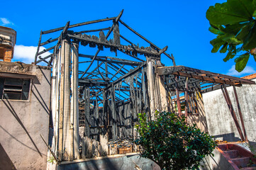 Ruins. Old constructions from the past. 