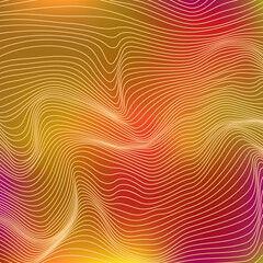 Wavy linear abstract texture.